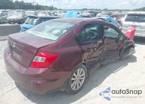 2012 Honda Civic Ex z USA, uszkodzony, nr VIN 2HGFB2F83CH572405